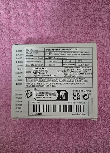 Diğer My melody tırnak