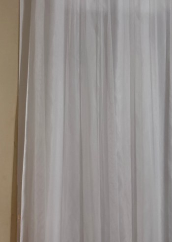 Beyaz Modern Desensiz Perde - Görsel 2