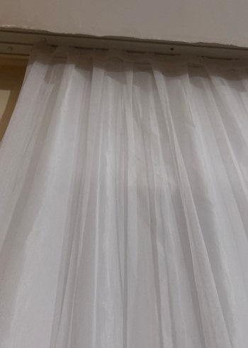 Beyaz Modern Desensiz Perde - Görsel 3