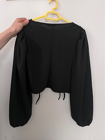 m Beden Siyah Crop