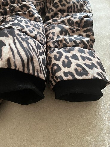 l Beden camel Renk Yepyeni Koton leopar mont