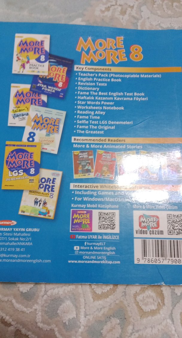 More More 8 İngilizce Test Kitabı - Görsel 2