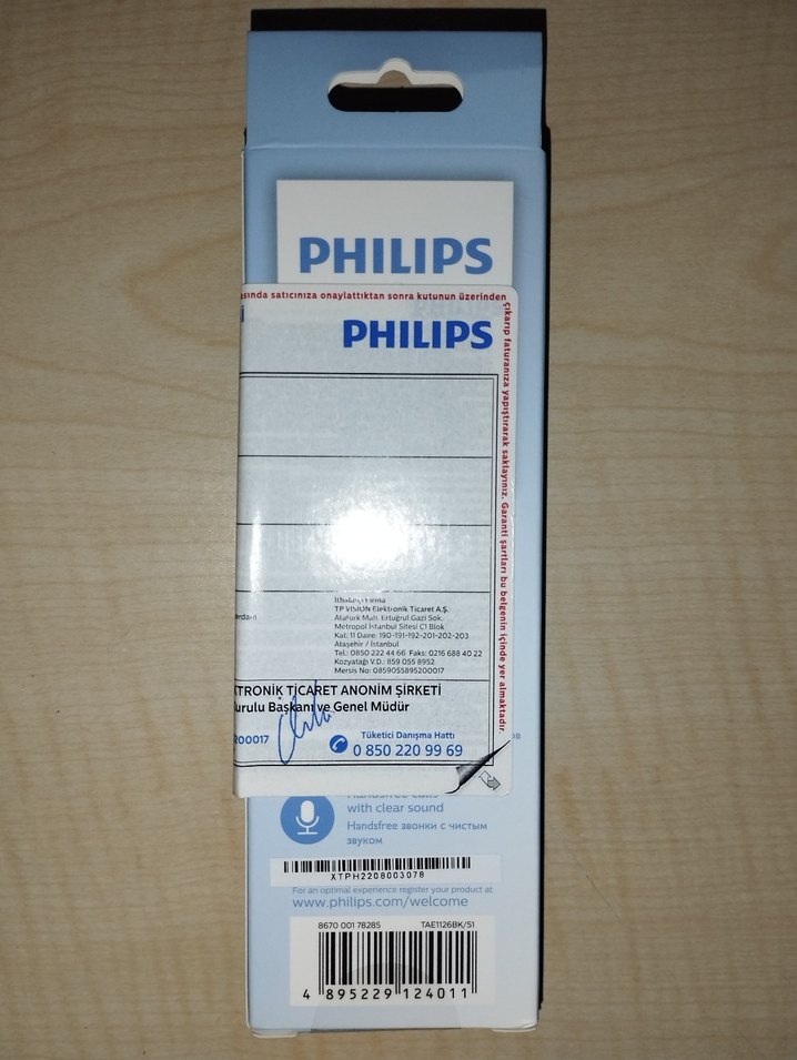 Philips Kablolu Kulak İçi Kulaklık - Görsel 2