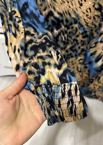 Uzun Kollu, Bağlamalı Desenli  badi kalitesi muhteşemmmmmm - Görsel 8