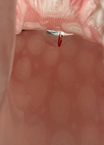 Kırmızı Piliseli Uzun Kollu Bohem Bluz - Görsel 6