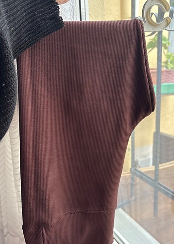 Bordo Salaş Kumaş Pantolon - Görsel 2