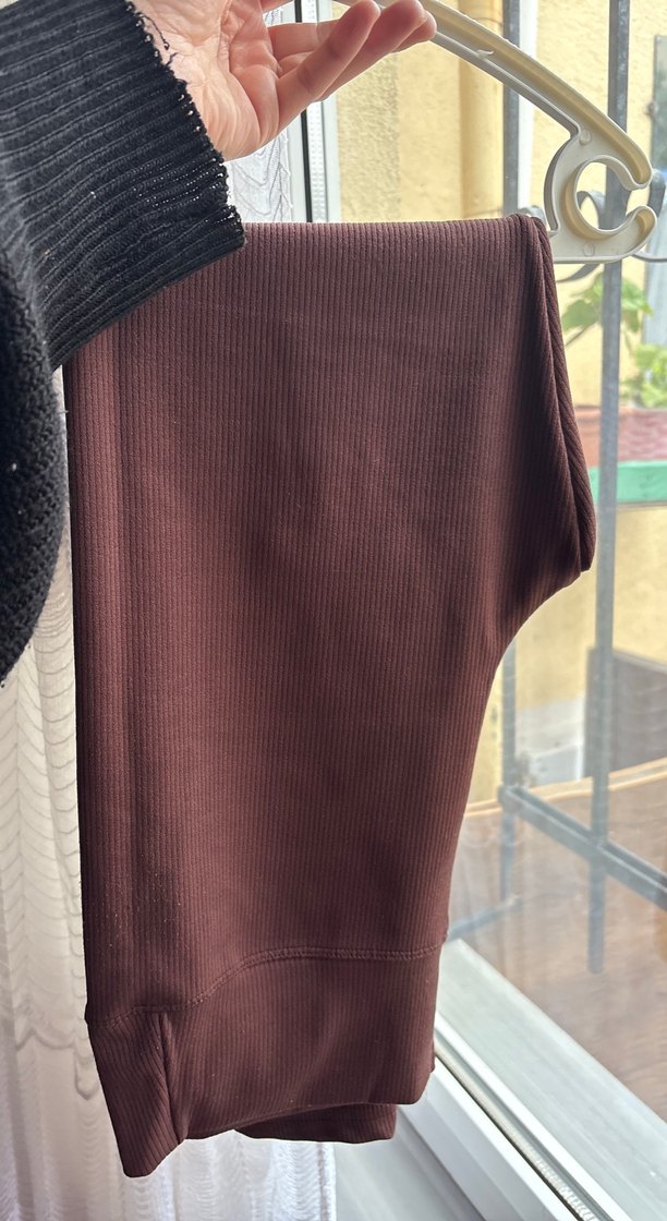 Bordo Salaş Kumaş Pantolon - Görsel 2