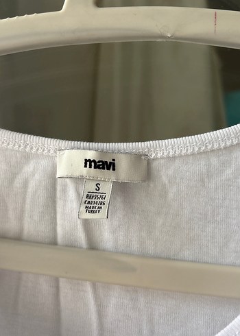 Kız Çocuk Beyaz Kısa Kollu Basic Tişört - Görsel 3