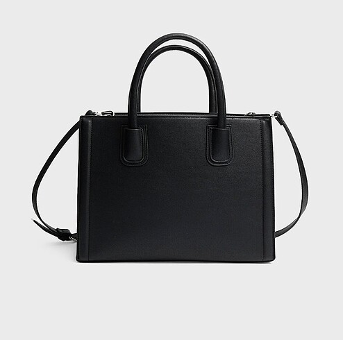 Sert tote stradivarius çanta