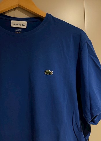 Lacoste - Orjinal, mavi, erkek tshirt L beden - Görsel 2