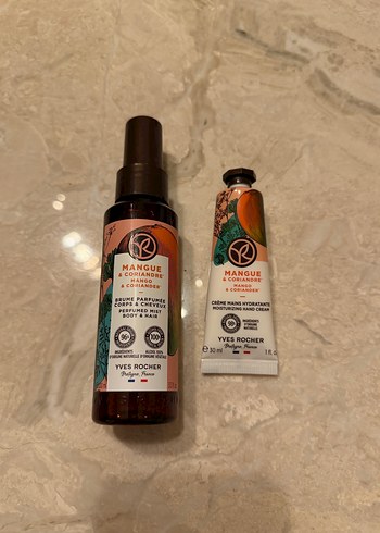 Yves Rocher saç ve vücut spreyi ve el kremi seti - Görsel 2