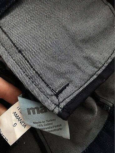 s Beden lacivert Renk Mavi jeans kot ceket orjinal