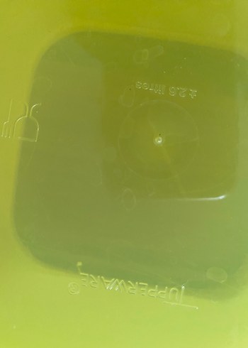  Beden sarı Renk Tupperware Sarı Plastik Saklama Kabı 2.6 litre