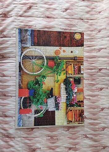 1000 parça puzzle tablo çerçevesiz