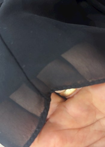 Siyah Bol  Kadın Pantolon - Görsel 2