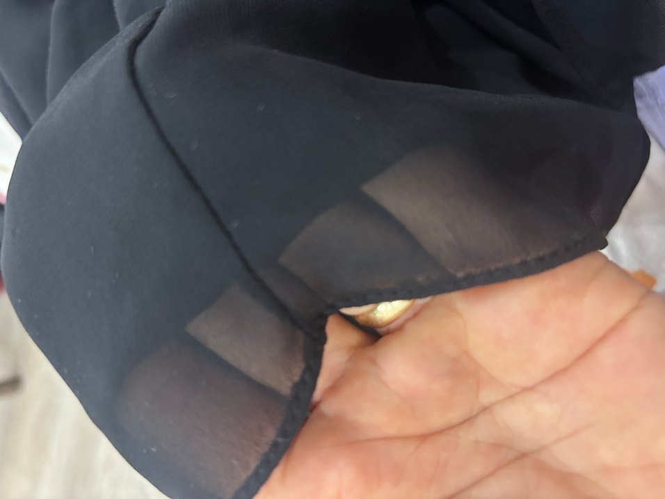 Siyah Bol  Kadın Pantolon - Görsel 2