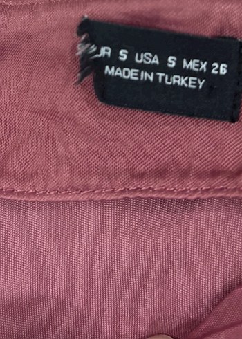 Gül kurusu Kadın Uzun Saten Etek - Görsel 3