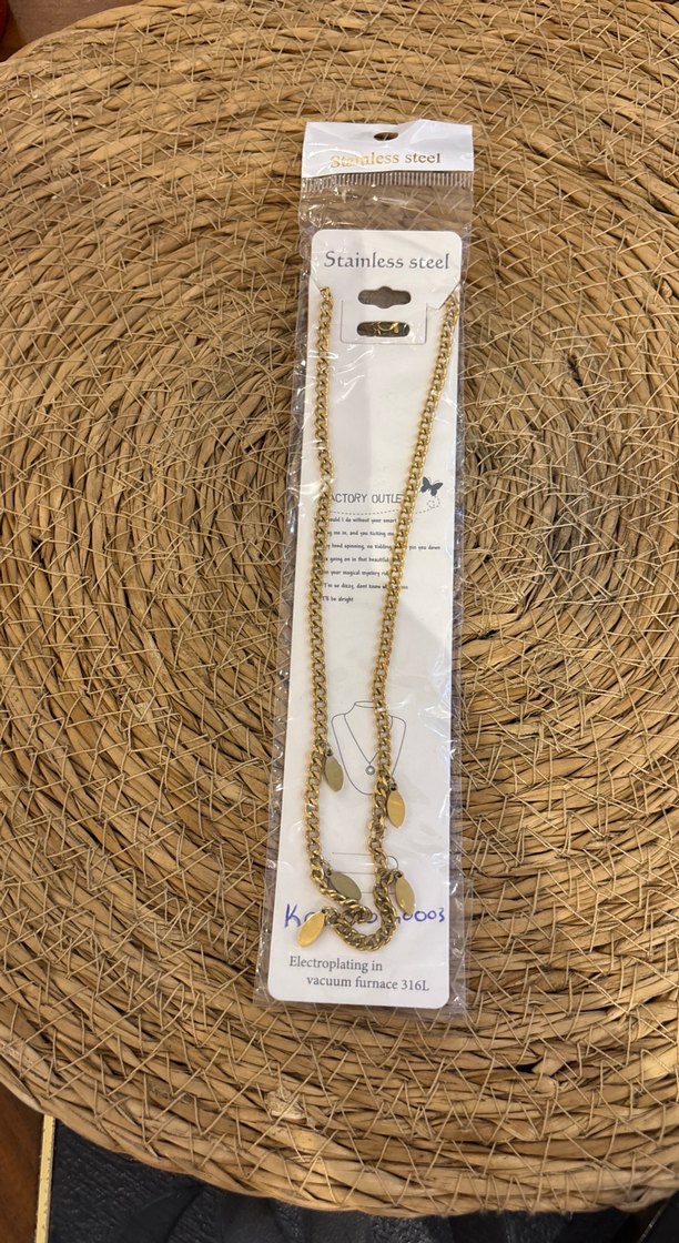 316L Paslanmaz Çelik Zincir Detaylı Kadın El Zinciri - Görsel 2