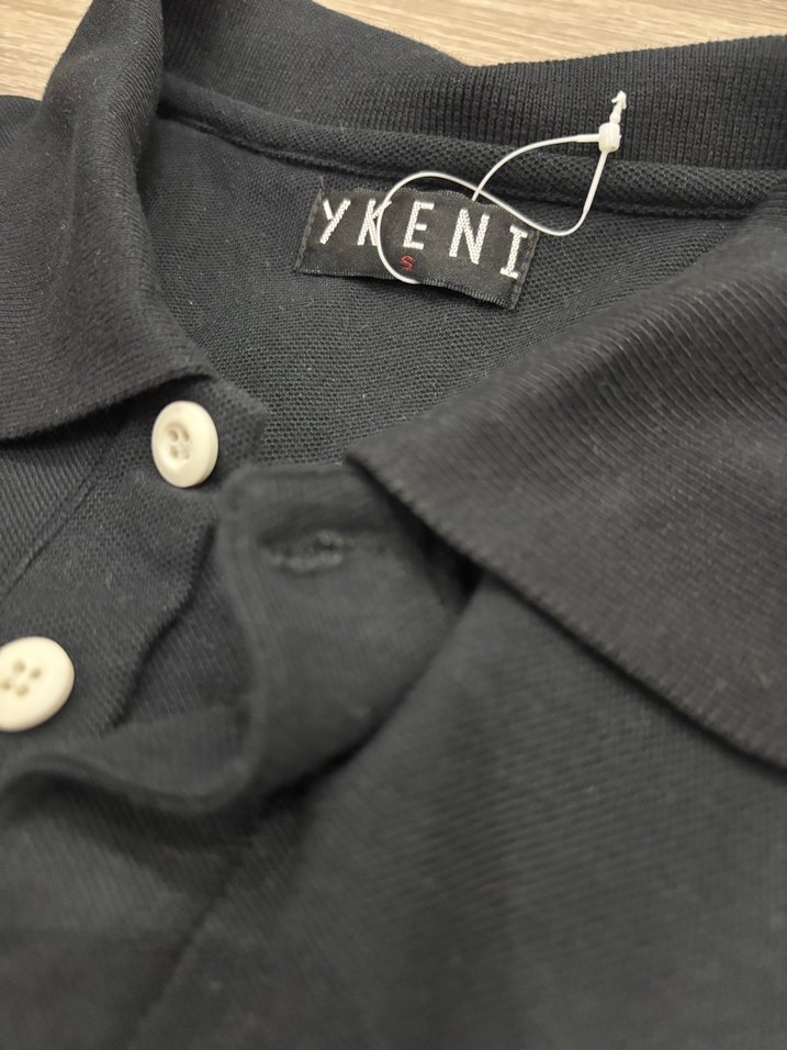 Siyah Polo Yaka Kısa Kollu  Elbise - Görsel 2