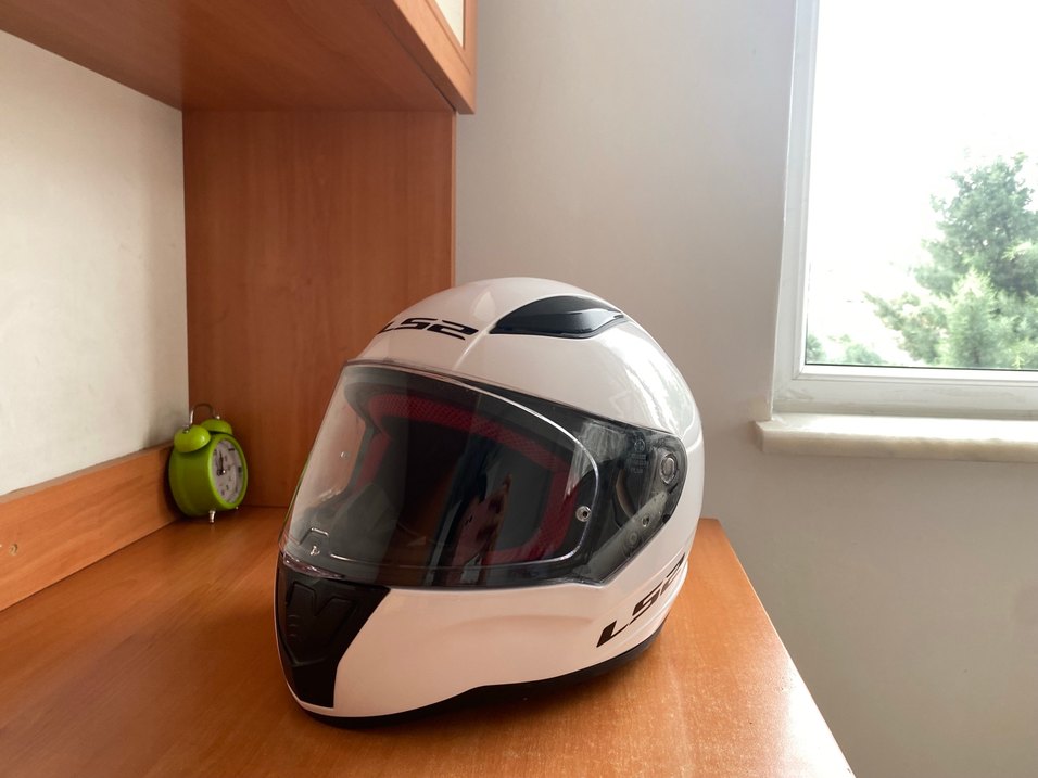 LS2 RAPID KASK BEYAZ Xs -S BEDEN - Görsel 4
