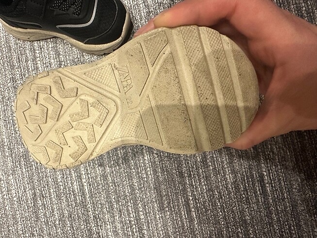 22 Beden siyah Renk Bebek spor ayakkabı