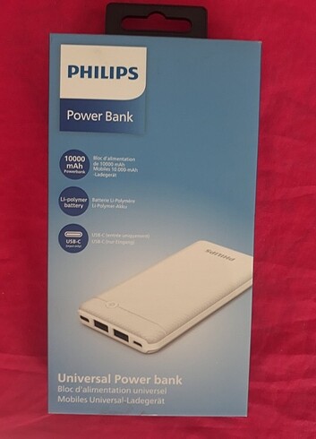 Yeni philips powerbank 