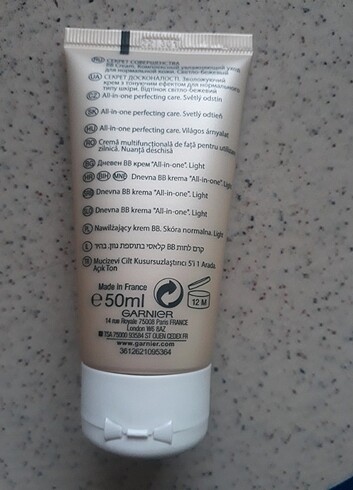 Garnier Yeni garnier BB krem