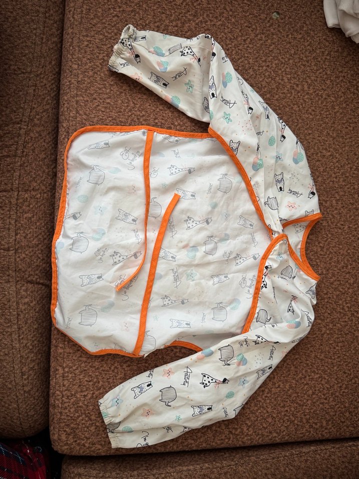 Baskılı Bebek Önlüğü, mama önlüğü - Görsel 2