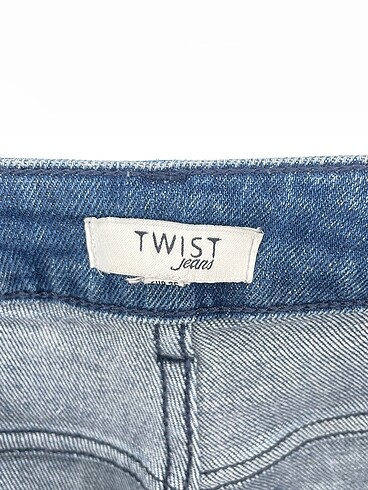 36 Beden mavi Renk Twist Jean / Kot %70 İndirimli.
