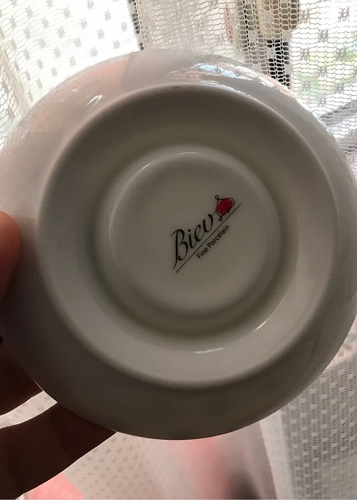 Biev marka çay tabağı - Görsel 2