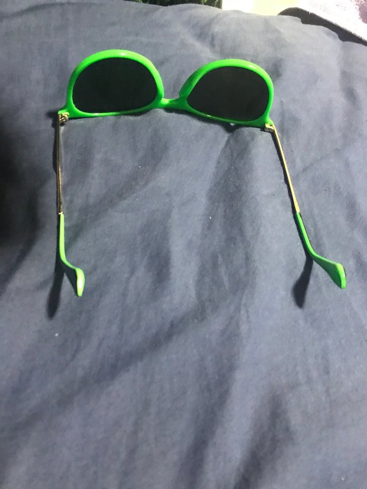 Şeffaf Çerçeveli Mavi Kadın Güneş Gözlüğü - Görsel 4