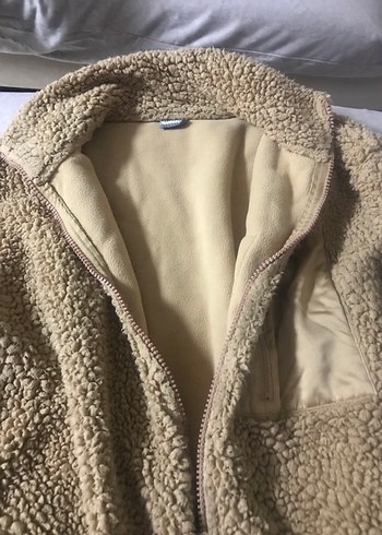 Kürklü Bej Kadın Mont - Görsel 2