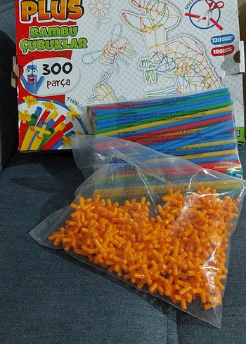 Plus Renkli 300 Parça Bambu Çubuklar