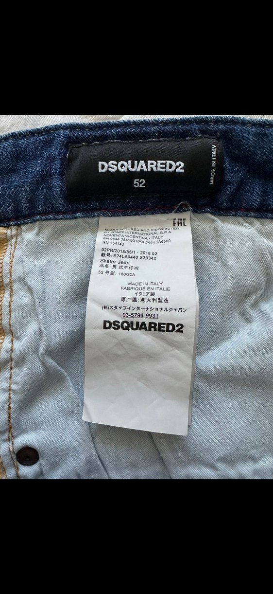 Dsquared2 Erkek Jean Pantolon — görsel 4/4