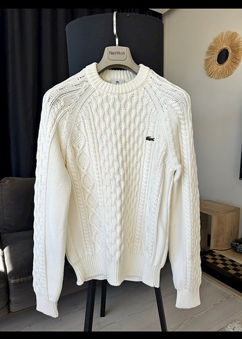 Lacoste Ekru Kalin Triko Kazak