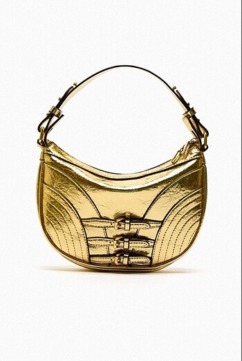 Zara Gold Çanta