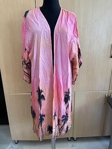 Palmiye desen kimono