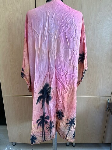 diğer Beden Palmiye desen kimono