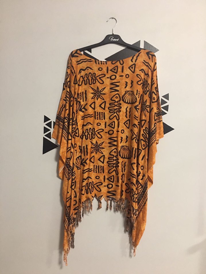 Deniz plaj kıyafeti etnik otantik tunik - Görsel 3