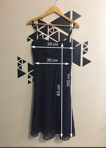 Straplez Drapeli Lacivert Abiye Elbise - Görsel 3