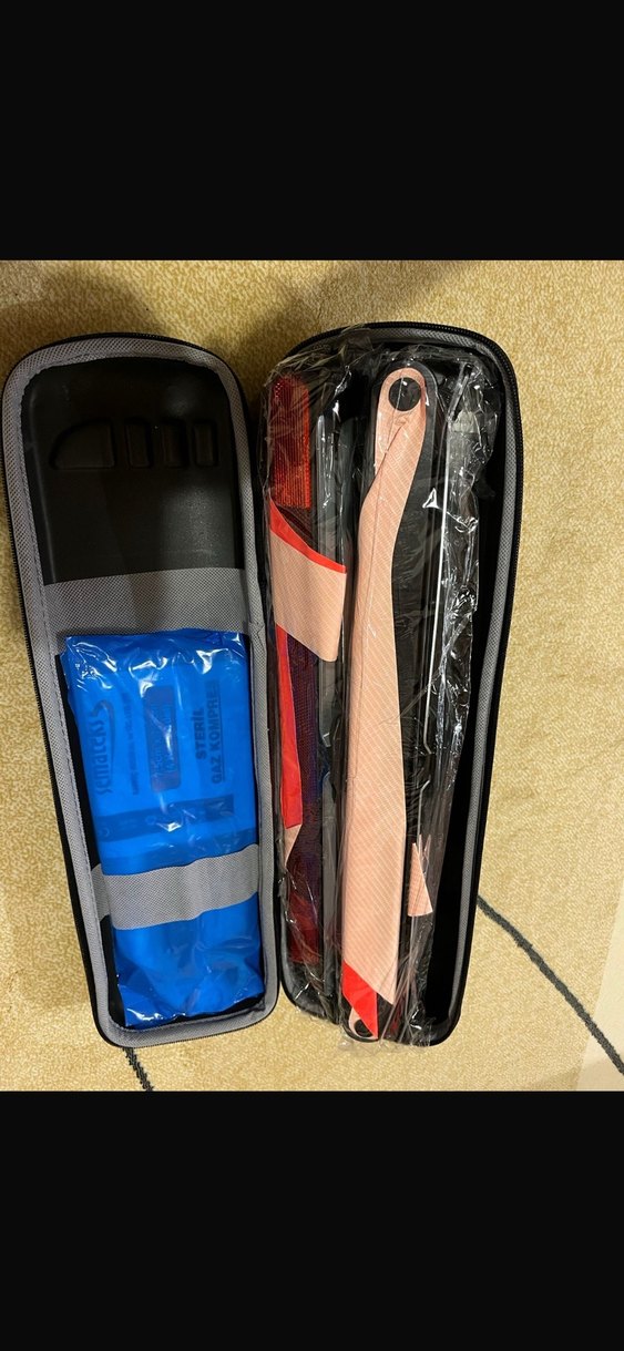 Peugeot Baskılı Siyah ilk yardım çantası - Görsel 4