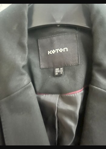 Siyah Düğmeli Kadın Blazer Ceket - Görsel 5