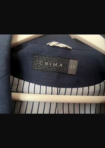 Lacivert Düğmeli Kadın Ofis Takım Elbise hiç giyilmedi - Görsel 4