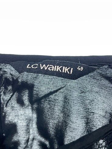 40 Beden siyah Renk LC Waikiki Bluz %70 İndirimli.