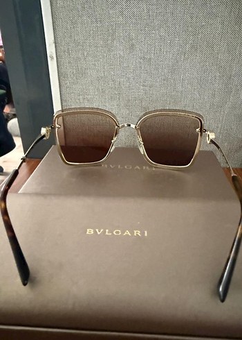 Bvlgari Kadın Kahverengi Şeffaf Güneş Gözlüğü - Görsel 3