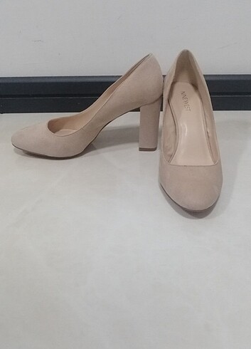 Nine West Kadın Ayakkabı Kalın topuk Süet