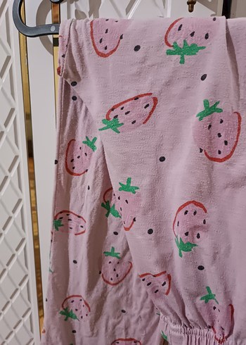 Pembe Desenli Rahat Kadın Pijama Takımı - Görsel 2