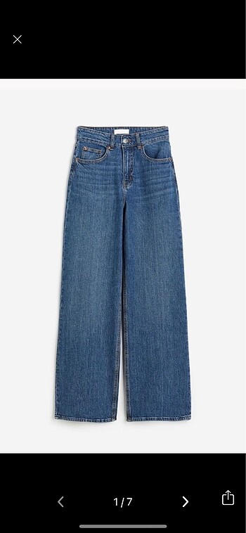 H&M wide high jean