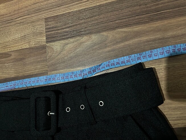 m Beden siyah Renk Yüksek bel kumaş pantolon
