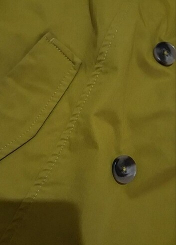 s Beden sarı Renk Mavi Marka Trenchcoat